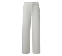 QS Pantalon gris / blanc cassé, Taille 38