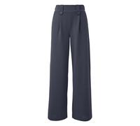 Pantalon large fluide à taille haute femme QS Bleu 38