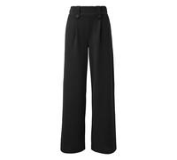 Pantalon large fluide à taille haute femme QS Noir 36