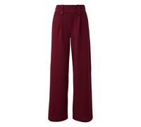 Pantalon large fluide à taille haute femme QS Rouge 34