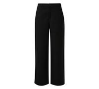 Pantalon large fluide en sergé collection Vanessa Mai femme QS Noir 34