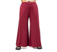 Pantalon Large Fluide Mixte Jersey Coton Bordeaux Arvanya M - (36-38)