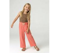 VERTBAUDET Pantalon Large Gaze de Coton Rose 4A