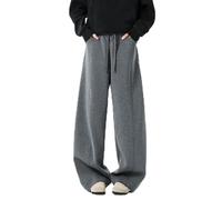 Pantalon Large Homme Droit- Pantalon Jogging Taille Élastique avec Cordon De Serrage Casual Ample Confortable Doux Palazzo Pants De Tous Les Jours Chic Polyvalent Sport Streetwear 2026