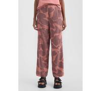 Pantalon large imprimÃ© Ã taille haute femme QS Orange 40
