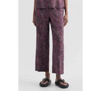 Pantalon large imprimÃ© Ã taille haute femme QS Violet 42