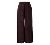 Pantalon large imprimÃ© en viscose mÃ©langÃ©e fluide femme QS Rouge 32