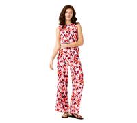 Pantalon large imprimÃ© femme Garcia Rouge S