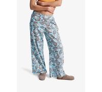 Roxy Midnight Avenue Slub Printed Pants Bleu S Femme