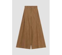 Pantalon large jambe femme cognac OTHER M