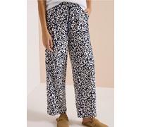 Pantalon large loose fit imprimé léopard