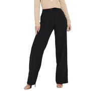 Pantalon large - ONLY LICENCE - Taille haute - Coupe ample - Noir S/32