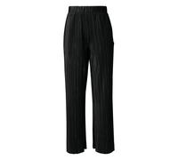 Pantalon large plissÃ© Ã taille haute femme QS Noir 32