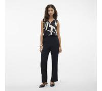 Pantalon Large Taille Haute Noir Femme Vero Moda