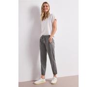 Street One Pantalon léger Slim Leg Gris Charbon 46