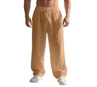 Pantalon LéGer Homme - Pantalon Droit décontracté Homme pour la Maison et Le Quotidien Tenue élégante et Confortable en Toute Saison