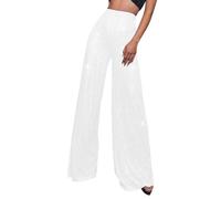 Pantalon Lin Blanc Femme Tunique Coton Sportswear Chino Cuir Été Portefeuille Militaire Ample Combinaison Linen Tailleurs-Pantalons Haut De Sport Femme Blanc L