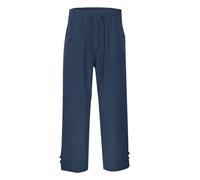 Pantalon Lin Homme - Hommes Lin Coton Pantalon décontractés pour hommes pour usage quotidien des activités de plein air et une détente confortable Pantalons légers et polyvalents parfaits pour toutes