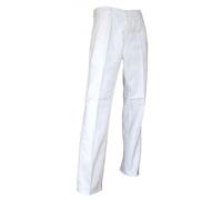 Pantalon de peintre en coton sergé blanc T36 - LMA LEBEURRE - 100144 T36