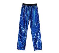 Pantalon long à paillettes pour femme - Pantalon brillant pour femme - Pantalon de loisirs scintillant - Costume de carnaval - Pantalon à paillettes - Pantalon Marlène - Pantalon de fête - Pantalon de