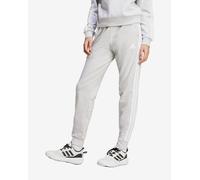 Pantalon long adidas Essentials Jogger 3 Stripes gris blanc femme - L