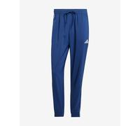 Pantalon long adidas Essentials Woven 3 Stripe bleu pur blanc - L