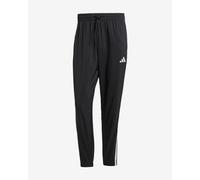 Pantalon long adidas Essentials Woven 3 Stripe noir pur blanc - XS