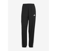 Pantalon long adidas Train Essentials Woven 3 bandes noir blanc femme - XS