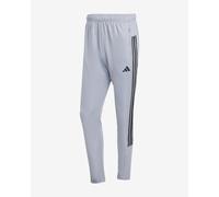 adidas Herren Workout Essentials All-Set 3-Stripes Knit Pant, Halo Silver/Black, M