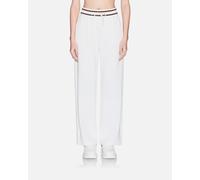 Pantalon long Armani Exchange Contrast Draw blanc femme - S