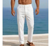 Pantalon long fuselé décontracté pour homme mûr, convient pour le quotidien décontracté, les sorties du w nd, les voyages, les réunions entre amis et plus encore. Ce pantalon est un article polyva
