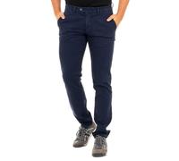 Pantalon long homme avec ourlets coupe droite KMTA01-Marin 56