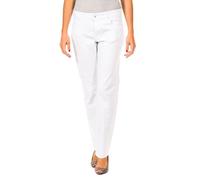 Pantalon long imperméable coupe droite 31694110 femme-Blanc 31