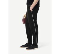 Pantalon long Lacoste Logo Trim noir pur - XS