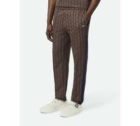 Pantalon long Lacoste Paris Monogram marron bleu - S