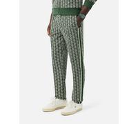 Pantalon long Lacoste Paris Monogramme vert blanc - M