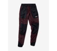 Pantalon long Mountain Hardwear Polartec High Loft rouge foncé noir femme - S