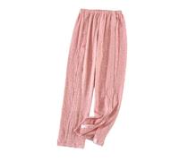 Pantalon Long Post-opératoire pour Femmes Vêtements de Soins Aux Patients pour Les Personnes Handicapées, Fracturées, Alitées ou Âgées (Color : Pink, Size : L)