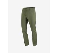 Pantalon long Salomon Wayfarer Everyday Regular vert forêt - L