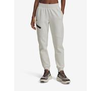 Pantalon long Under Armour Unstoppable Fleece blanc polaire femme - 4XL