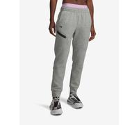 Pantalon long Under Armour Unstoppable Fleece gris clair femme - M