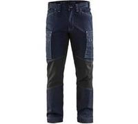 Pantalon maintenance BLAKLADER Denim + Stretch T.38 - MARINE/NOIR - 145911428999-38 Noir G