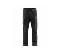 Pantalon maintenance BLAKLADER Denim + Stretch T.38 - NOIR - 145911429900-38