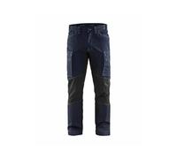 Pantalon maintenance BLAKLADER Denim + Stretch T.50 - MARINE/NOIR - 145911428999-50 Noir G