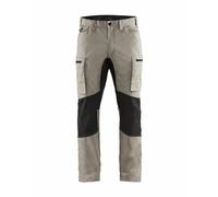 Blakläder Pantalon de service 14591845 Stretch – Pierre/Noir Taille C54