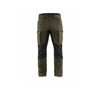Pantalon maintenance BLAKLADER Stretch T.40 - VERT KAKI/NOIR - 145918454599-40