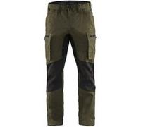 Pantalon maintenance BLAKLADER Stretch T.42 - VERT KAKI/NOIR - 145918454599-42