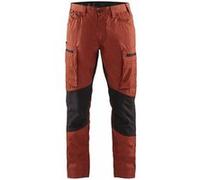 Pantalon maintenance BLAKLADER Stretch T.52 - ROUGE BRIQUE/NOIR - 145918455999-52