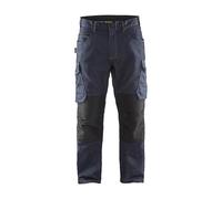 Pantalon maintenance Denim Stretch 2D Marine/Noir 14971141 - Taille au choix