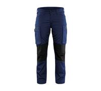 Pantalon maintenance +stretch femme Blåkläder 7159 Marine foncé/Noir Blaklader - 715918458699C